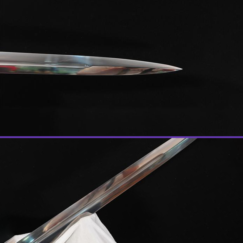 Blade Closeup - Thundercats Sword of Omens - 1095 High-Carbon Single Bo-Hi Steel - Iron Fittings - SwordsForSale
