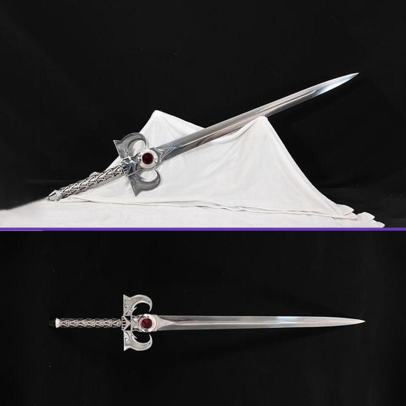 Full View Alternate - Thundercats Sword of Omens - 1095 High-Carbon Single Bo-Hi Steel - Iron Fittings - SwordsForSale