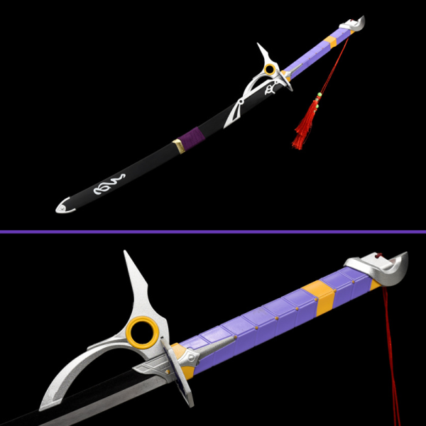 Full View Alternate - Rean Schwarzer The Ashen Chevalier's Sword from the Legend of Heroes: Trails of Cold Steel Online Game Full View Alternate - Rean Schwarzer The Ashen Chevalier's Sword from the Legend of Heroes: Trails of Cold Steel Online Game
