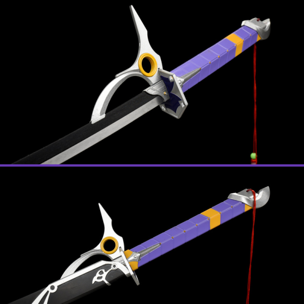Tsuba Ito - Rean Schwarzer The Ashen Chevalier's Sword from the Legend of Heroes: Trails of Cold Steel Online Game Tsuba Ito - Rean Schwarzer The Ashen Chevalier's Sword from the Legend of Heroes: Trails of Cold Steel Online Game