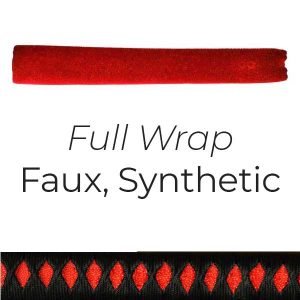 Red Full Rayskin: Faux Rayskin